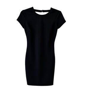 B Darlin Black Mini Semi Formal Prom Dinner Cocktail LBD Dress 5/6
